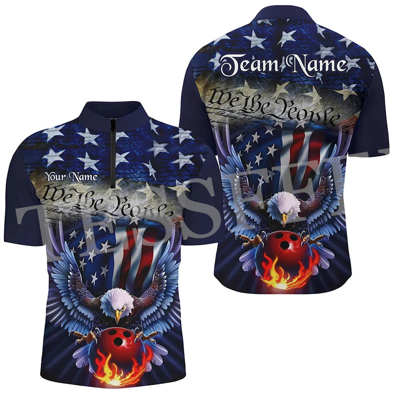 Short Sleeve Bowling Shirt Retro - Рубашка-поло X5 с коротким рукавом, Винтажная