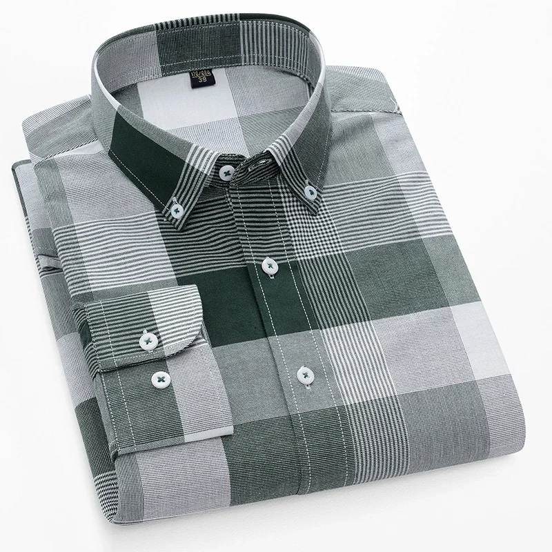 Oxford Cotton Casual Shirt Business - Мужские рубашки TFETTERS 2026: весенние, деловые,
