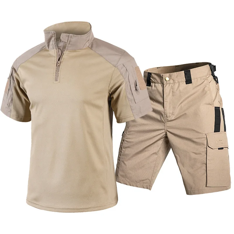 Tactical Military Shirt Cargo - Мужская тактическая футболка с короткими рукавами