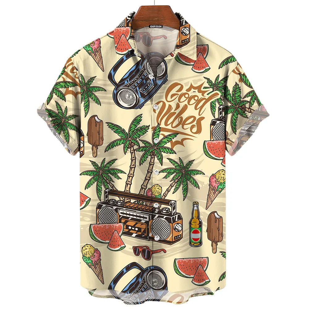 Мужская ретро-рубашка в гавайс – обзор и цена Vintage Hawaiian Floral Shirt