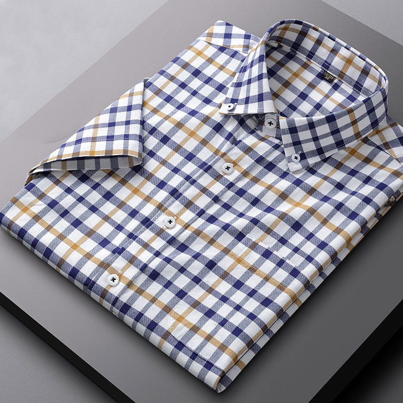 Рубашка мужская из ткани Оксфо – обзор и цена Oxford Cotton Casual Shirt Business