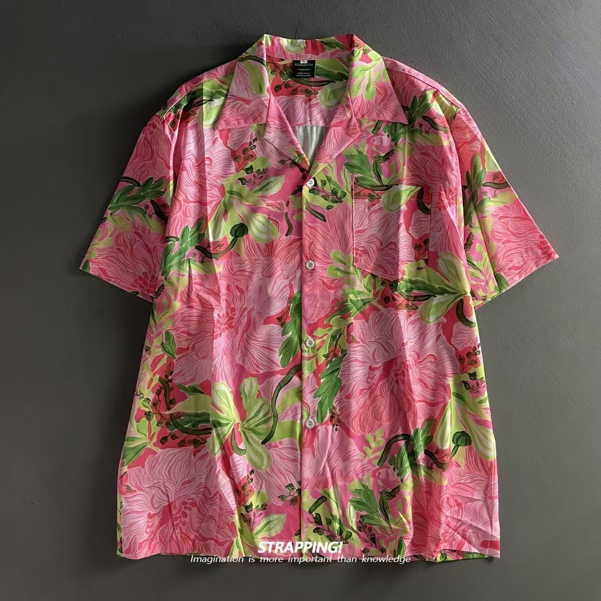 Розовые гавайские рубашки с ку – обзор и цена Vintage Hawaiian Floral Shirt