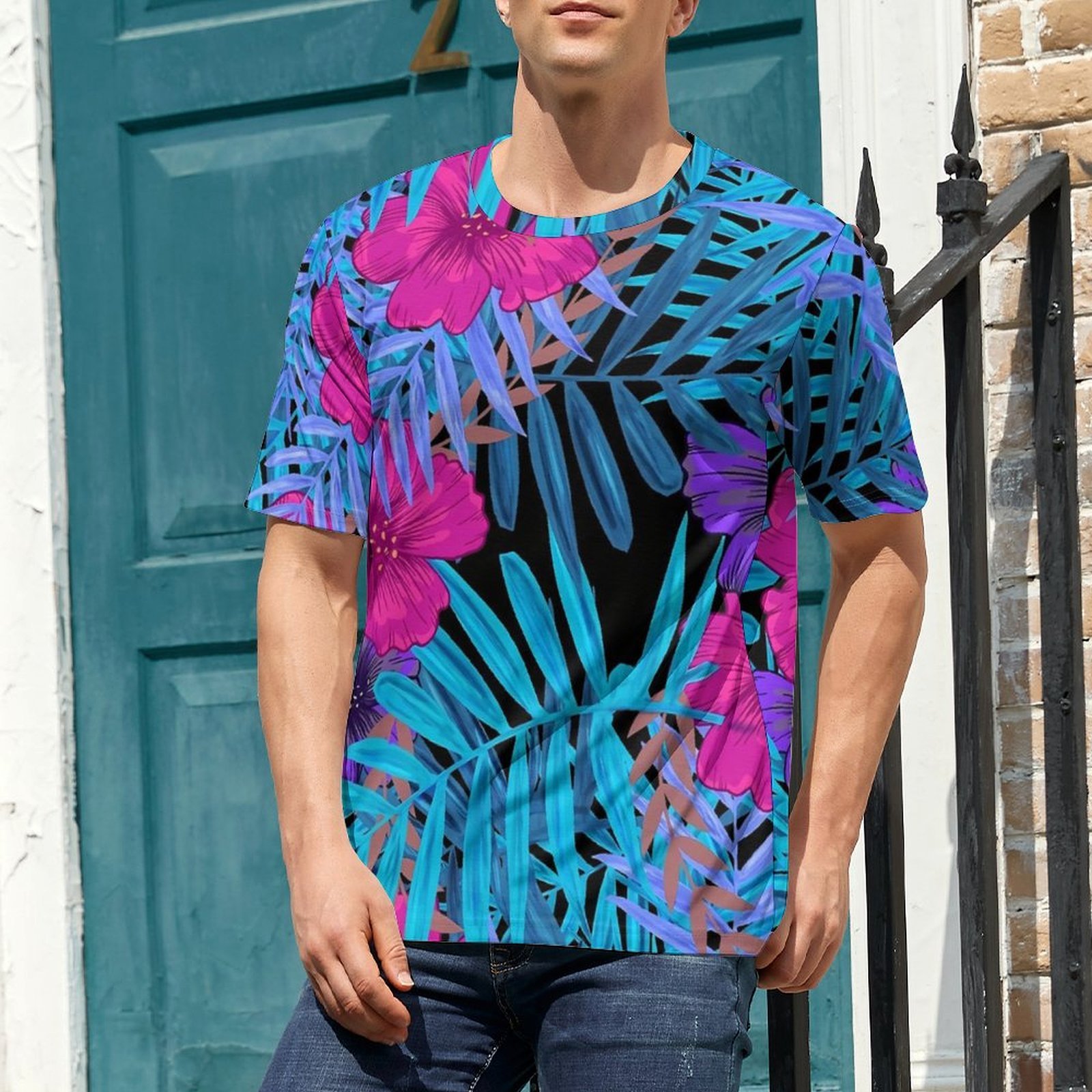 Футболка оверсайз, летняя, с т – обзор и цена Vintage Hawaiian Floral Shirt