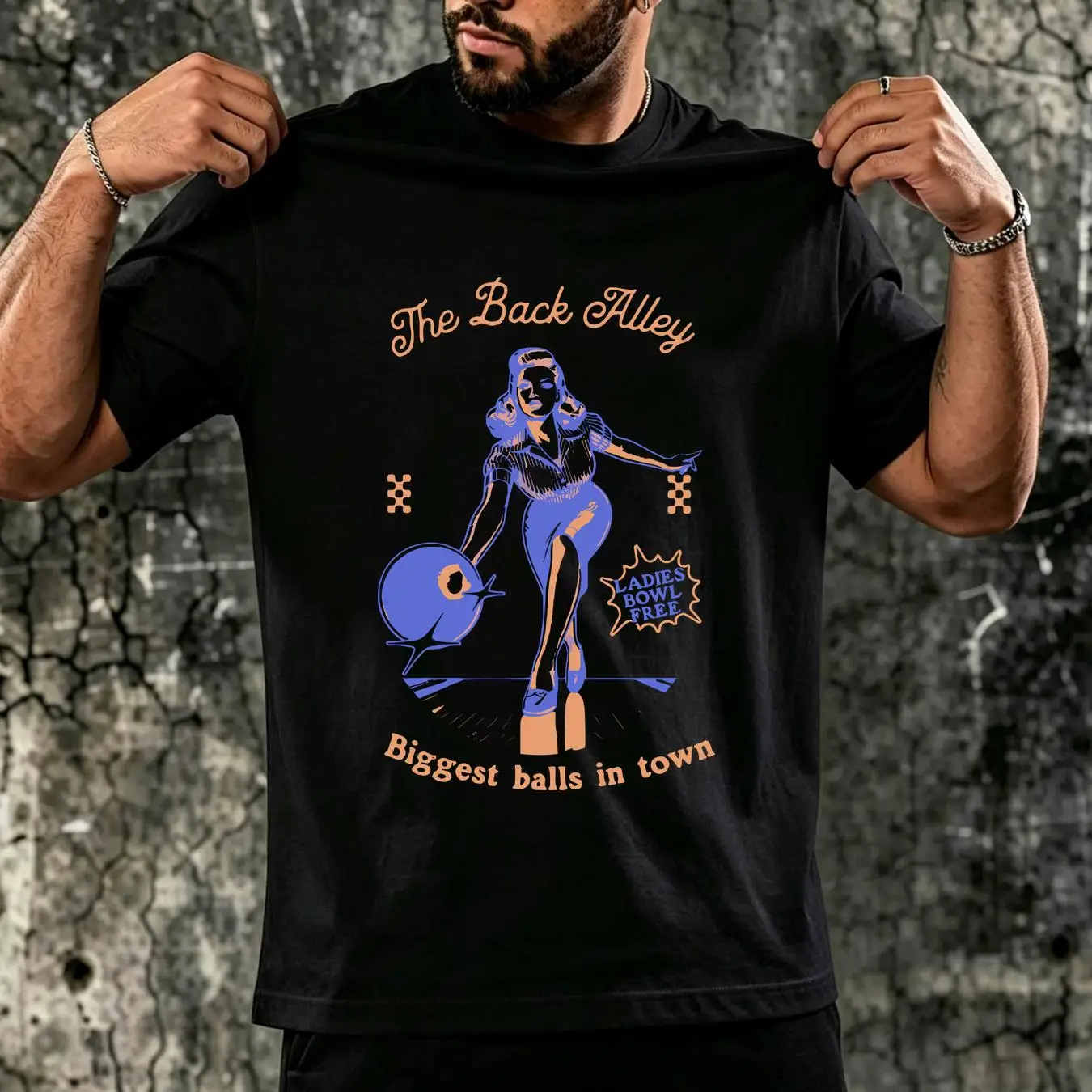 Футболка с эффектом потертости – обзор и цена Short Sleeve Bowling Shirt Retro