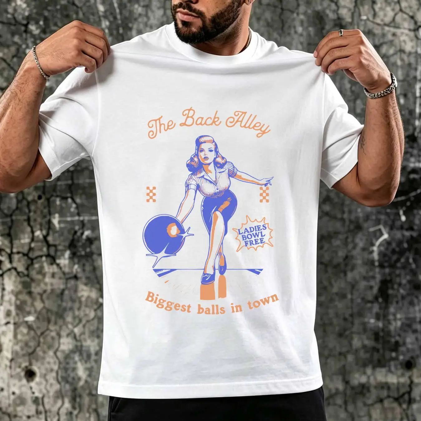 Футболка с эффектом потертости – обзор и цена Short Sleeve Bowling Shirt Retro