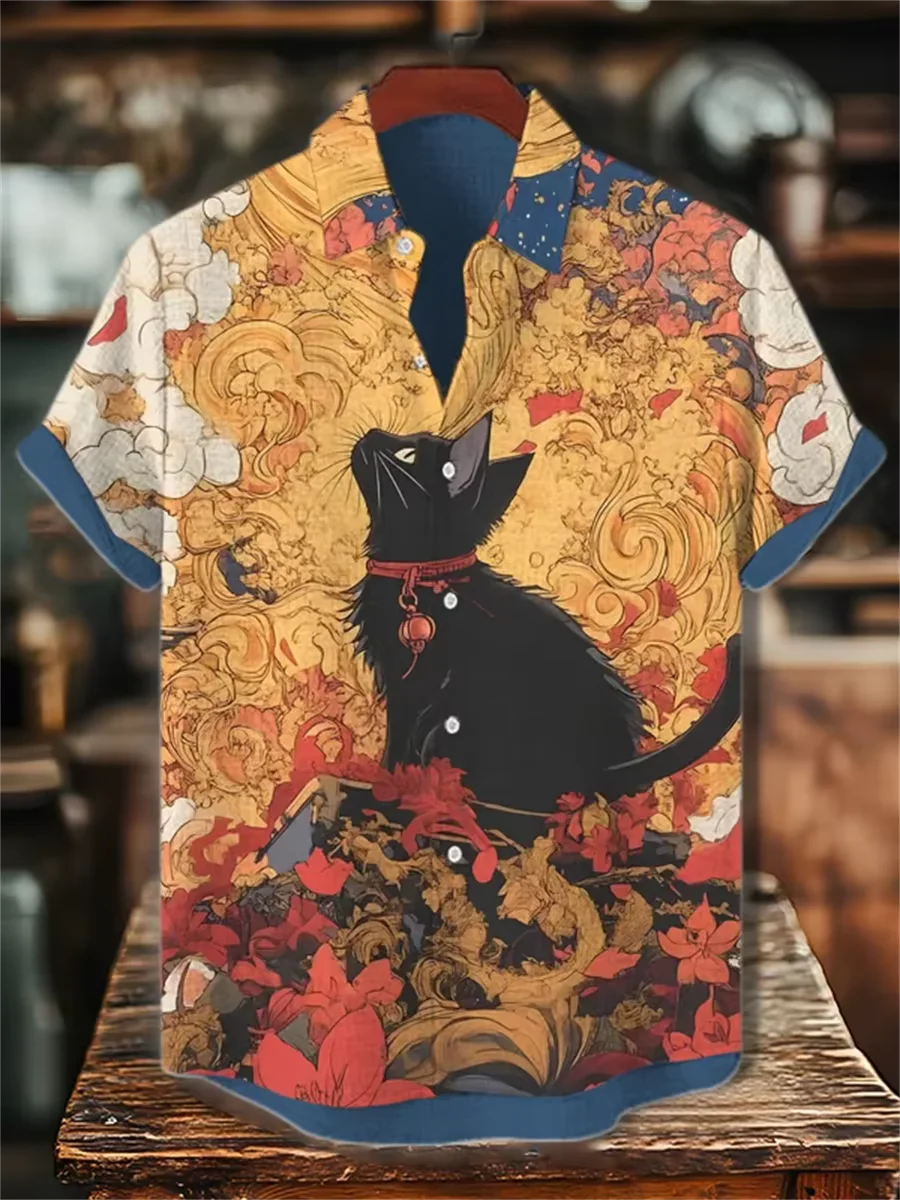 Мужская гавайская рубашка с ко – обзор и цена Vintage Hawaiian Floral Shirt