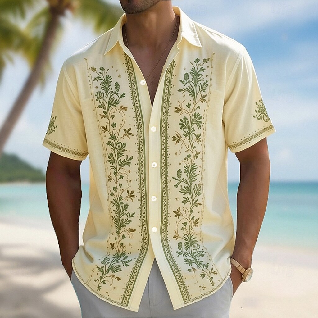 Мужская рубашка с отложным вор – обзор и цена Vintage Hawaiian Floral Shirt