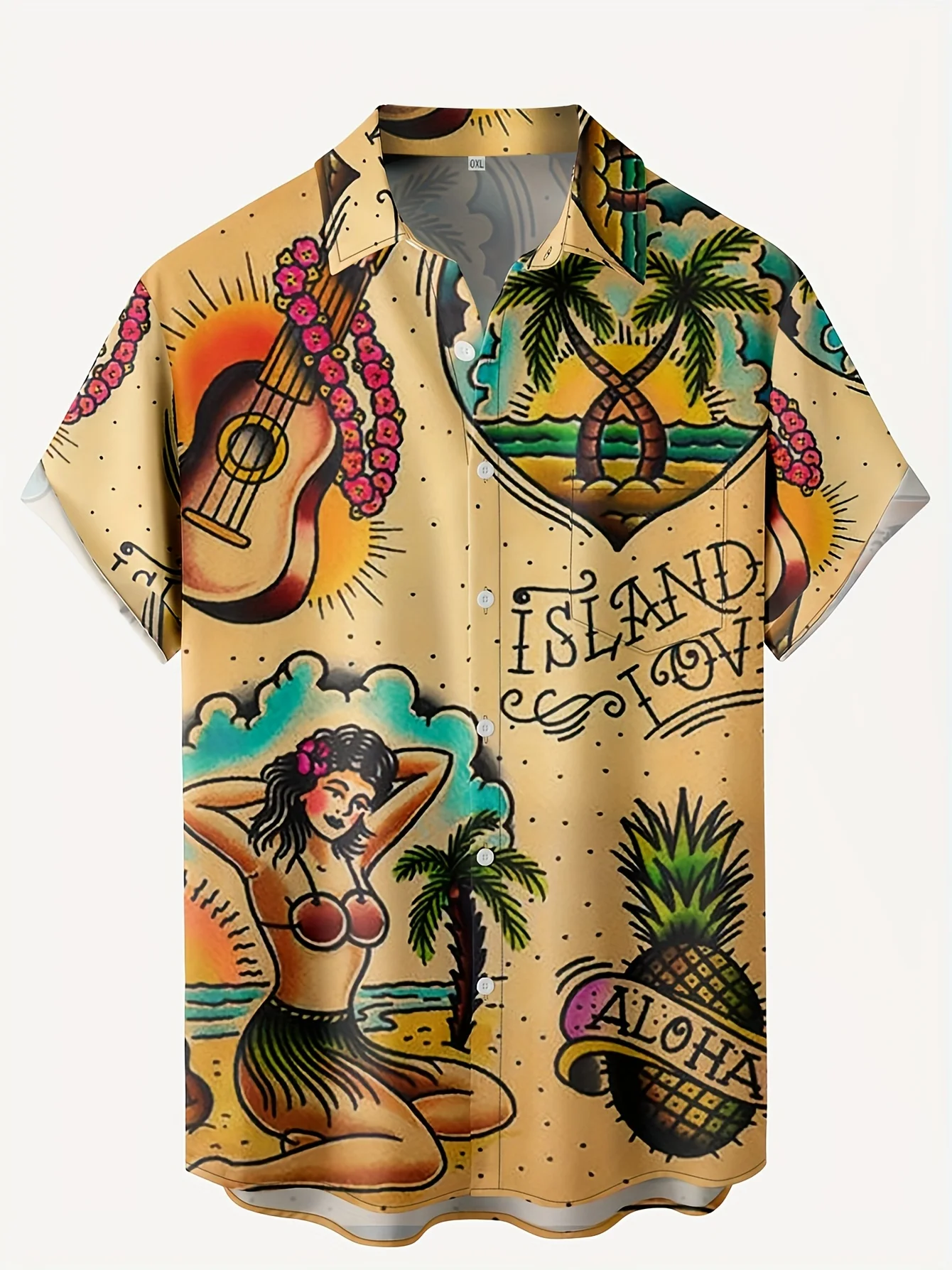 Мужские гавайские рубашки с пр – обзор и цена Vintage Hawaiian Floral Shirt
